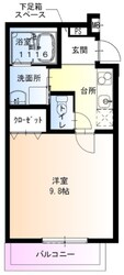 大物駅 徒歩3分 1階の物件間取画像